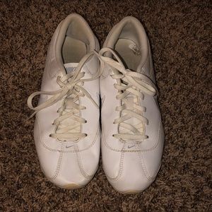 White nike cheer shoes